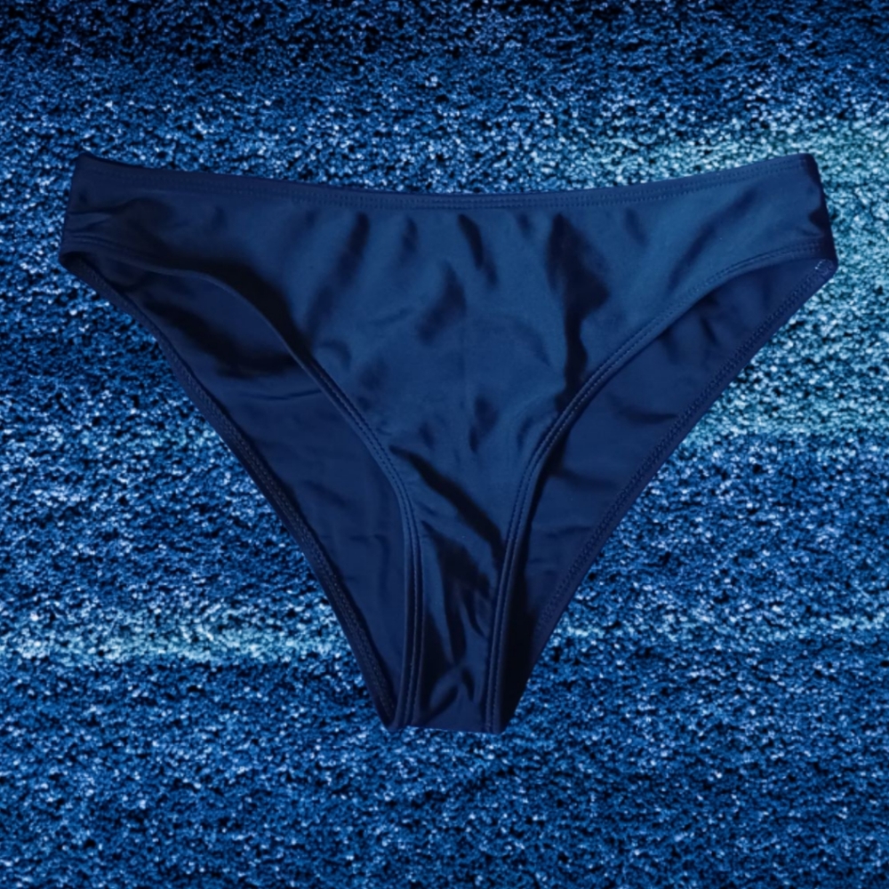 BLACK HIPSTER BIKINI BOTTOM SIZE S